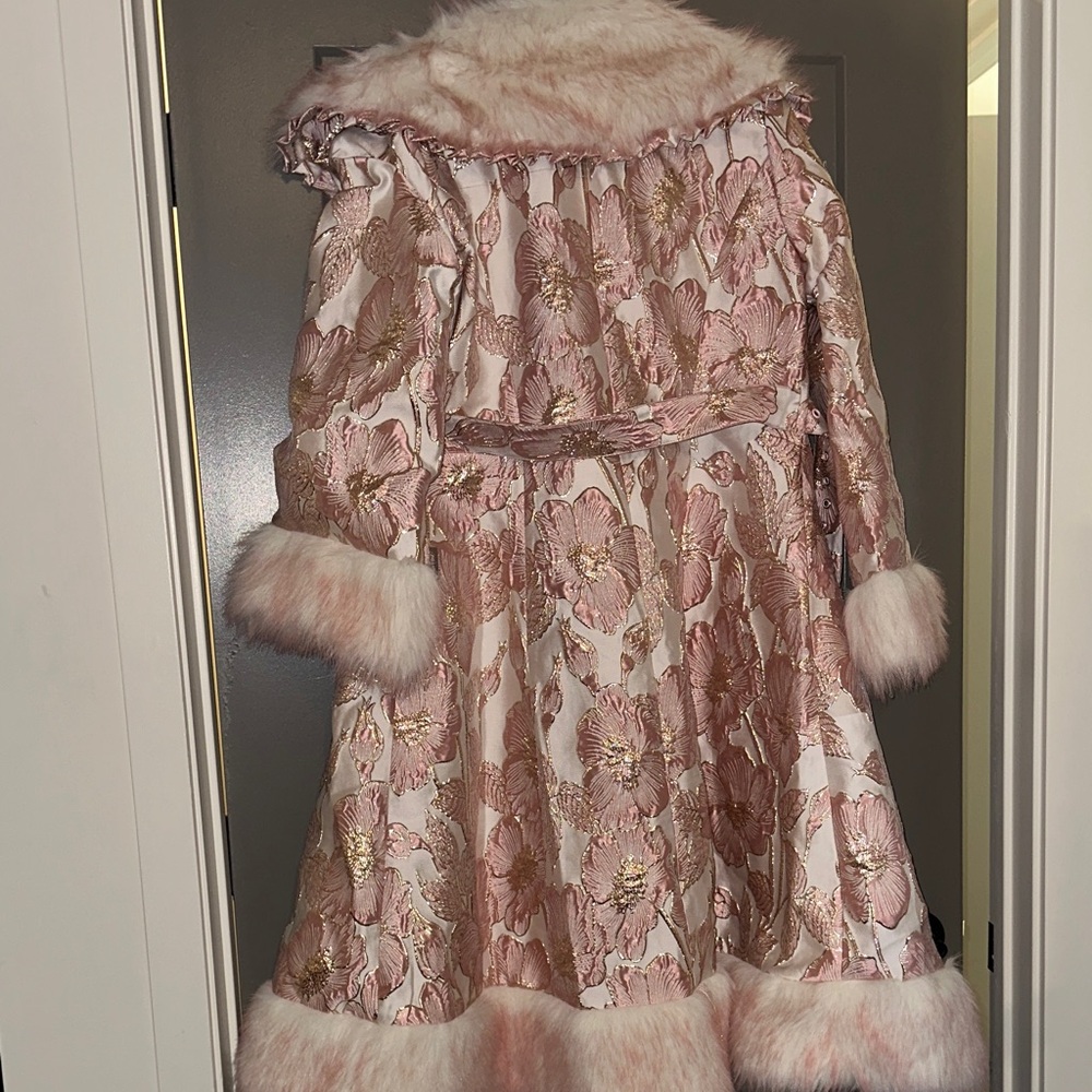 Sugar Thrillz FLORAL FANCIES JACQUARD COAT - Picture 3 of 5